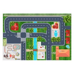 Conjunto De Pistas Brinquedos Tapete Lúdico 4 Unidades - 4