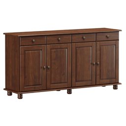 Balcão Buffet 4 Portas e 4 Gavetas em Madeira Maciça Rubi Café - Straub Web - 1 Balcão Buffet 4 Portas e 4 Gavetas em Madeira Maciça Rubi Café - Straub Web - 1