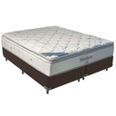 Ver imagem 1 de Cama Box Marrom e Colchão Freedom Molas Ensacadas Queen Ortobom