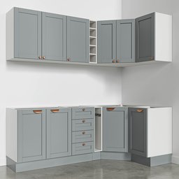 Cozinha Modulada 8 Peças sem Tampo Arizona CabeCasa MadeiraMadeira - 9