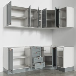 Cozinha Modulada 8 Peças sem Tampo Arizona CabeCasa MadeiraMadeira - 10