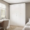 Ver imagem 2 de Guarda Roupa Modulado 4 Portas com Cabideiro Hera CabeCasa MadeiraOriginals