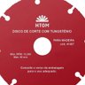 Disco de Corte com Tungstêniopara Madeira 110mm - Htom - 3