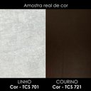 Ver imagem 5 de Poltrona Decorativa Alce Pes Madeira Linho e Courino Tcs 701 Tcs 721 Moll