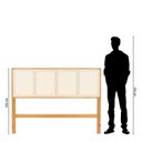 Ver imagem 4 de Cabeceira Queen em Madeira Maciça e Palha Natural Viena