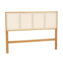 Ver imagem 5 de Cabeceira Queen em Madeira Maciça e Palha Natural Viena