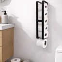 Ver imagem 4 de Porta Papel Higiênico Metalon Estilo Industrial 6 Rolos