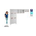 Ver imagem 3 de Cozinha de Aço Compacta 3 Peças Regina Multimóveis Glass CR6134 Branco