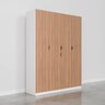Guarda Roupa Modulado 4 Portas com Cabideiro Hera CabeCasa MadeiraOriginals - 10