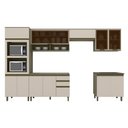 Ver imagem 3 de Cozinha Completa 6 Peças para 2 Fornos e Cooktop 12 Portas Aurora Espresso Móveis