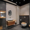 Ver imagem 4 de Espelho Decorativo Lapidado De Parede Com Moldura Preta 50x40cm