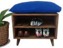 Ver imagem 1 de Sapateira Puff blue