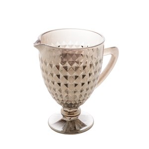Jarra de Vidro Roman Cinza 1 Litro Bon Gourmet