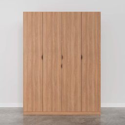 Guarda Roupa Modulado 4 Portas com Cabideiro Hera CabeCasa MadeiraOriginals - 9