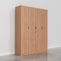 Guarda Roupa Modulado 4 Portas com Cabideiro Hera CabeCasa MadeiraOriginals - 10