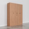 Guarda Roupa Modulado 4 Portas com Cabideiro Hera CabeCasa MadeiraOriginals - 10
