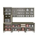 Ver imagem 5 de Cozinha Completa 5 Peças para 1 Forno 14 Portas Aurora Espresso Móveis