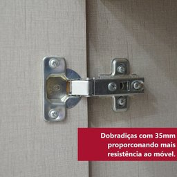 Cozinha Completa 5 Peças para 1 Forno 14 Portas Aurora Espresso Móveis - 9
