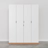 Guarda Roupa Modulado 4 Portas com Cabideiro Hera CabeCasa MadeiraOriginals - 9
