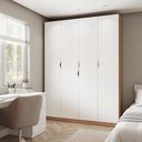 Ver imagem 2 de Guarda Roupa Modulado 4 Portas com Cabideiro Hera CabeCasa MadeiraOriginals