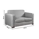 Ver imagem 3 de Sofá para Sala de Estar 2 Lugares 150cm Basic Cinza Claro