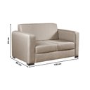 Ver imagem 3 de Sofá para Sala de Estar 2 Lugares 150cm Liso Basic