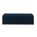 Ver imagem 2 de Calçadeira Baú Navi 140 para Cama de Casal N-025 Veludo Azul Marinho Aradecor