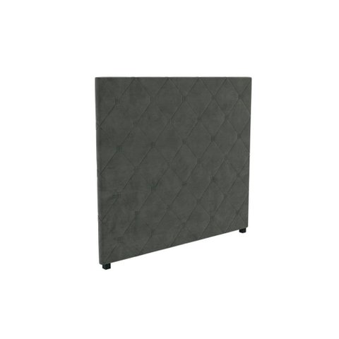 Cabeceira Cama Box Estofada Casal Cab012 - Suede Grafite - Kappesberg
