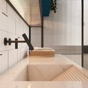 Ver imagem 2 de Torneira Monocomando de Parede para Banheiro Lay Bela Metais