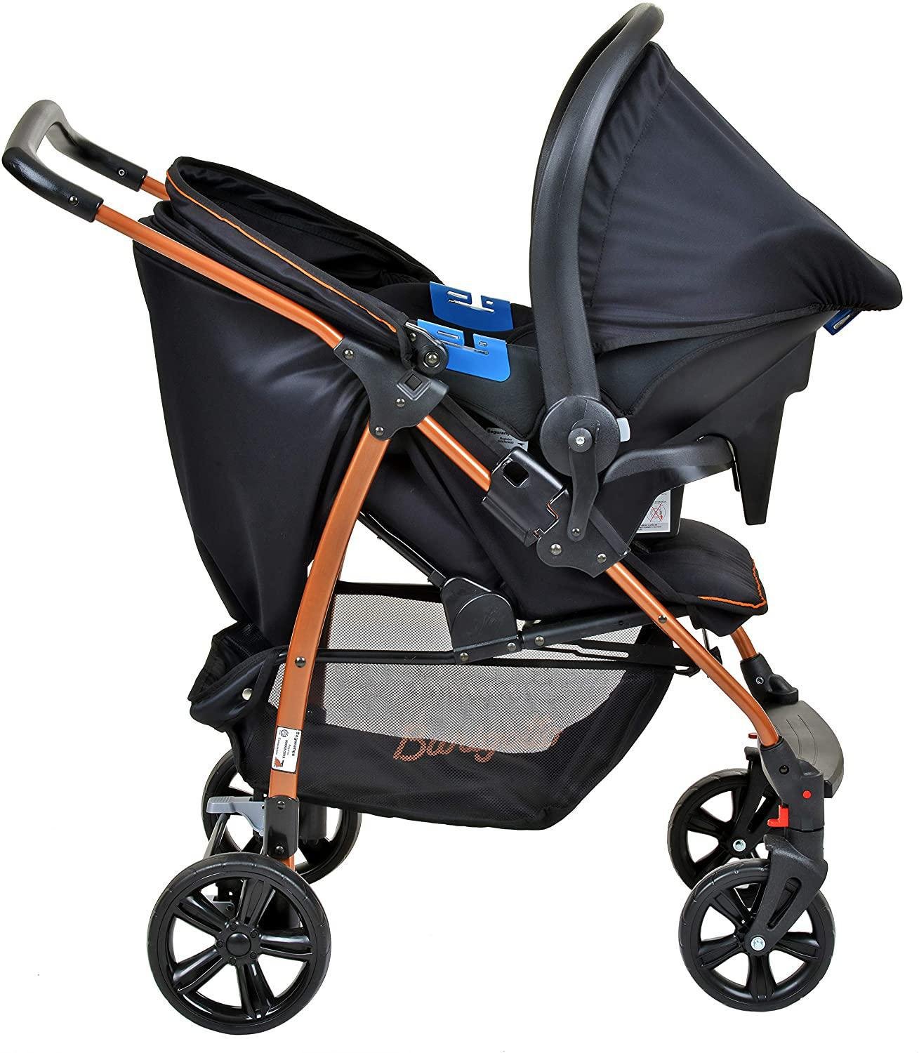 Travel System Ecco com Bebê Conforto Touring X Preto Cobre - 1