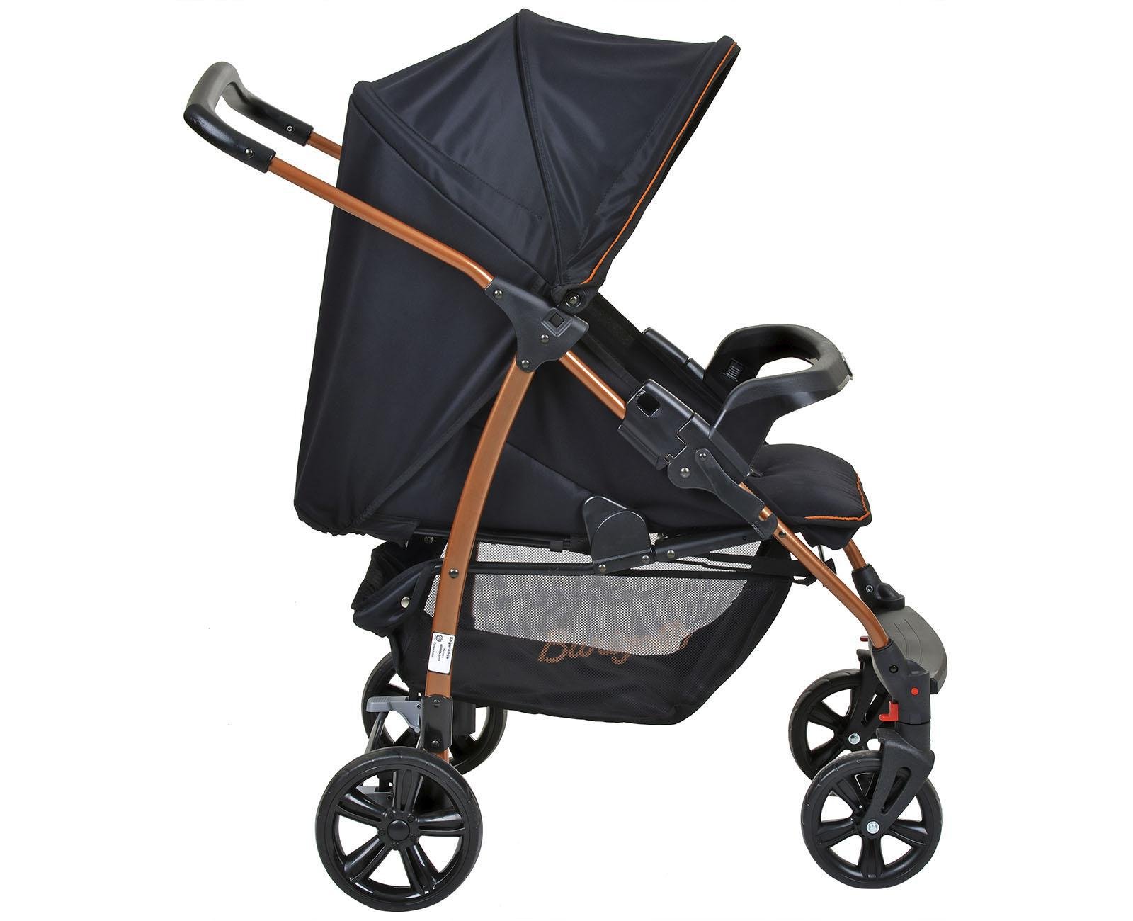 Travel System Ecco com Bebê Conforto Touring X Preto Cobre - 3