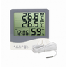 Termo-Higrômetro Digital com Sensor Externo e Relógio - 1