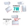 Kit Trilho Eletrificado De 1m 3 Spots Led 7w 3000K - 4