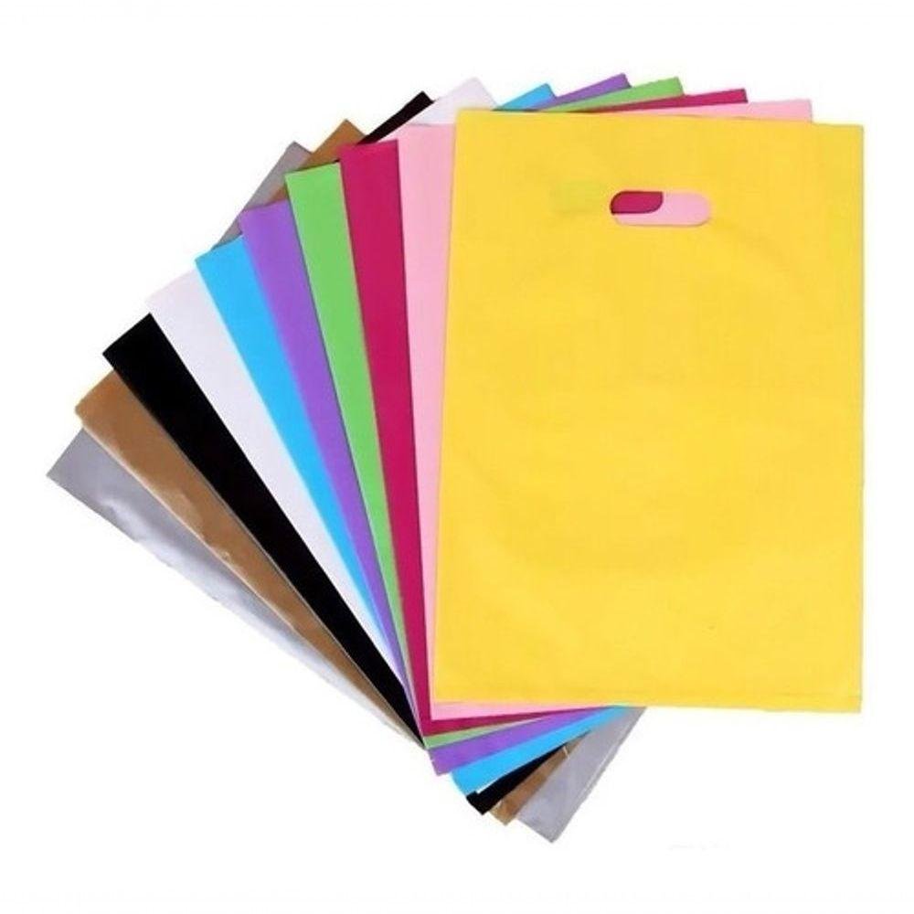 Sacola Plastica Alça Vazada - Boca de Palhaço 20x30 1kg - 2