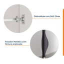 Ver imagem 5 de Guarda Roupas Modulado com Espelho 3 Portas com Cabideiro Hera CabeCasa MadeiraOriginals