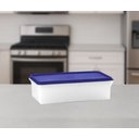 Ver imagem 3 de Maxi Caixa 2,5 Litros Translúcida com Tampa Azul Tupperware