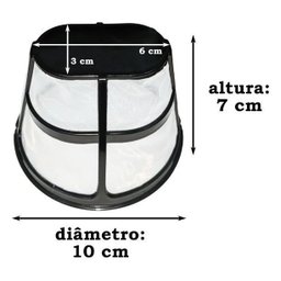 Filtro Coador Permanente Cafeteira Mallory Aroma 16 Original - 3