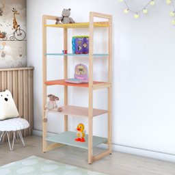 Prateleira Multiuso Mdf Pinus Pintura Pu Fosca Organização:multicor - 1
