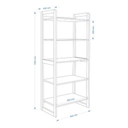 Prateleira Multiuso Mdf Pinus Pintura Pu Fosca Organização:multicor - 3