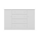 Ver imagem 7 de Cômoda Infantil 125cm 2 Portas e 4 Gavetas Encanto Multimóveis Mp4450 Branco