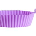 Ver imagem 3 de Forma de Silicone Air Fryer 20cm Lilás