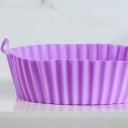 Ver imagem 5 de Forma de Silicone Air Fryer 20cm Lilás