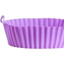Ver imagem 2 de Forma de Silicone Air Fryer 20cm Lilás