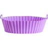 Forma de Silicone Air Fryer 20cm Lilás - 1