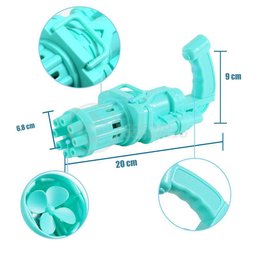 Máquina Elétrica Tiktok Lança Bolhas Azul - 6