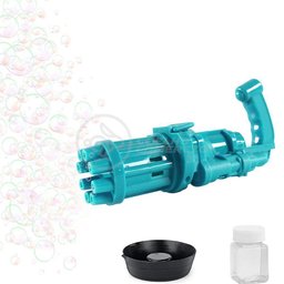 Máquina Elétrica Tiktok Lança Bolhas Azul - 5