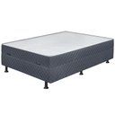 Ver imagem 3 de Cama Box Casal Conjugada c/ Baú 138x188 Udine Cinza