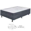 Ver imagem 3 de Cama Box Casal Conjugada c/ Baú 138x188 Udine Cinza