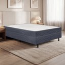 Ver imagem 1 de Cama Box Casal Conjugada c/ Baú 138x188 Udine Cinza