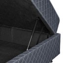 Ver imagem 5 de Cama Box Casal Conjugada c/ Baú 138x188 Udine Cinza